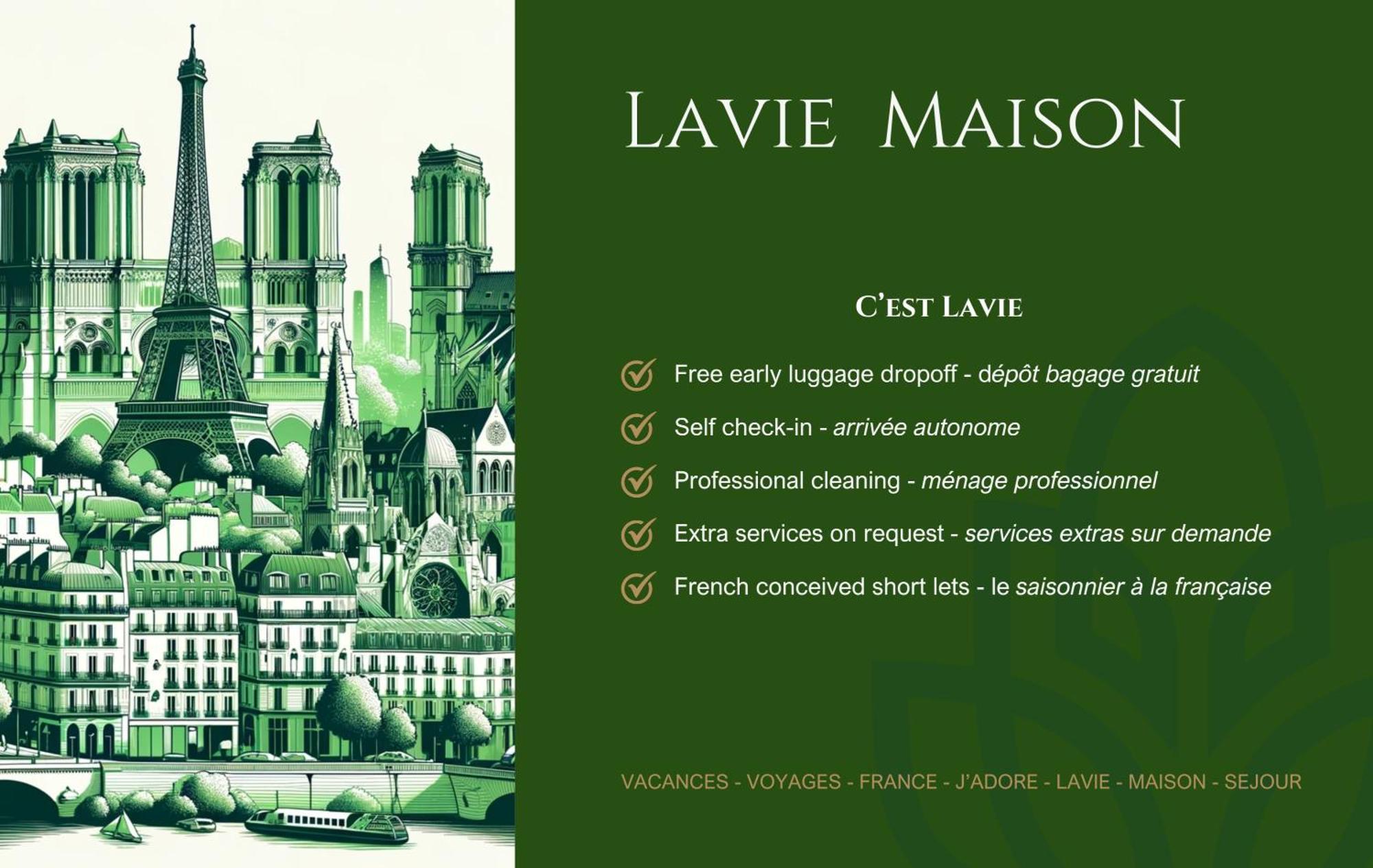 Lavie Maison Eiffel Ac Hot Tub Paris Luaran gambar